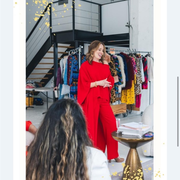 ZARA ASYMMETRIC CAPE BLOUSE - Picture 5 of 13